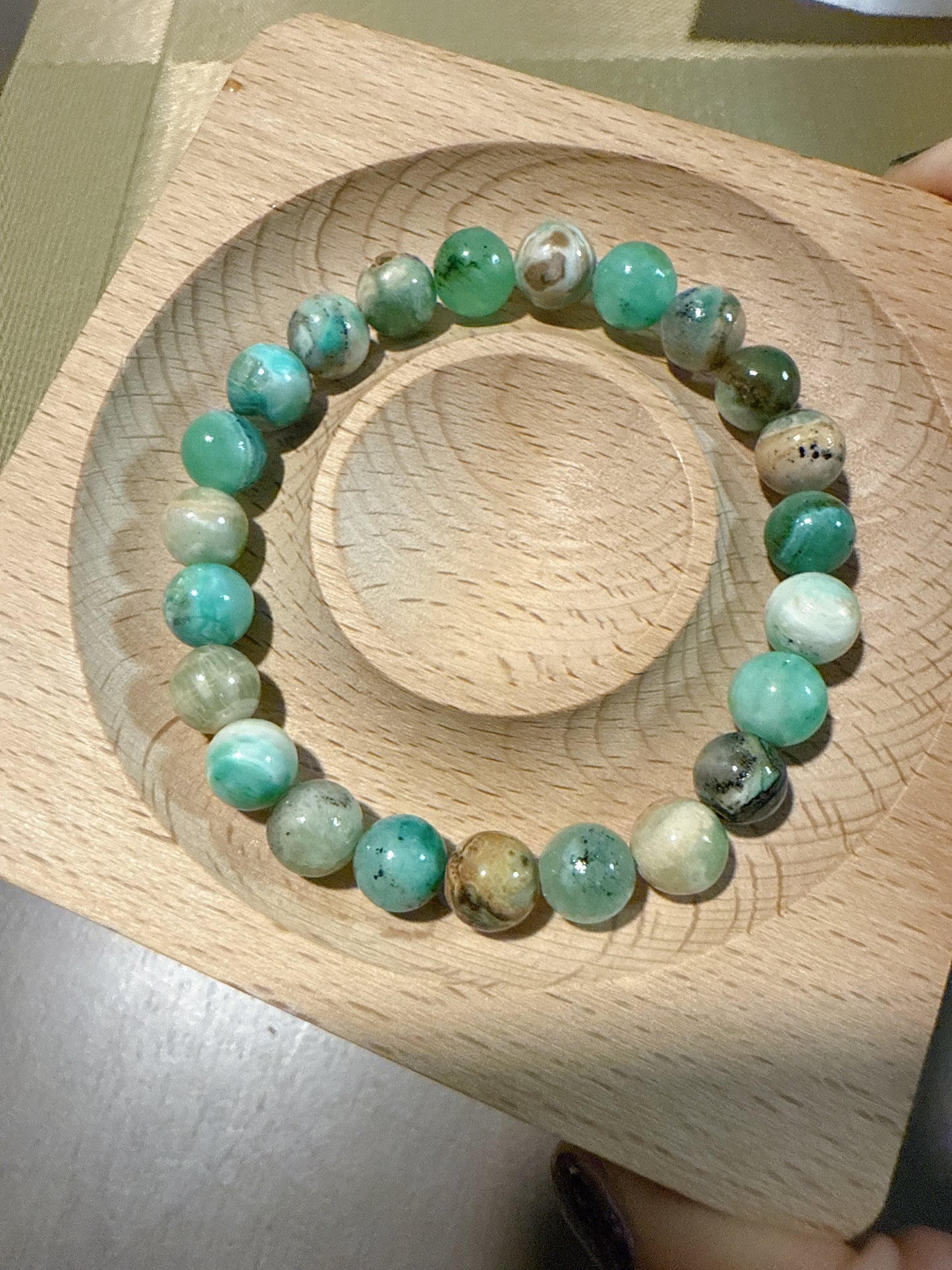 綠安力士手鏈 8mm