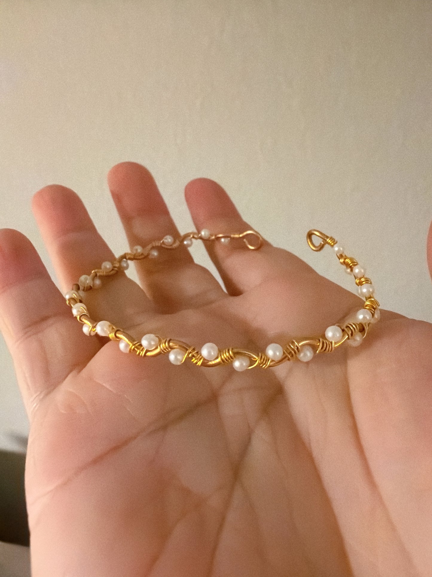 5A淡水珍珠 海浪硬環