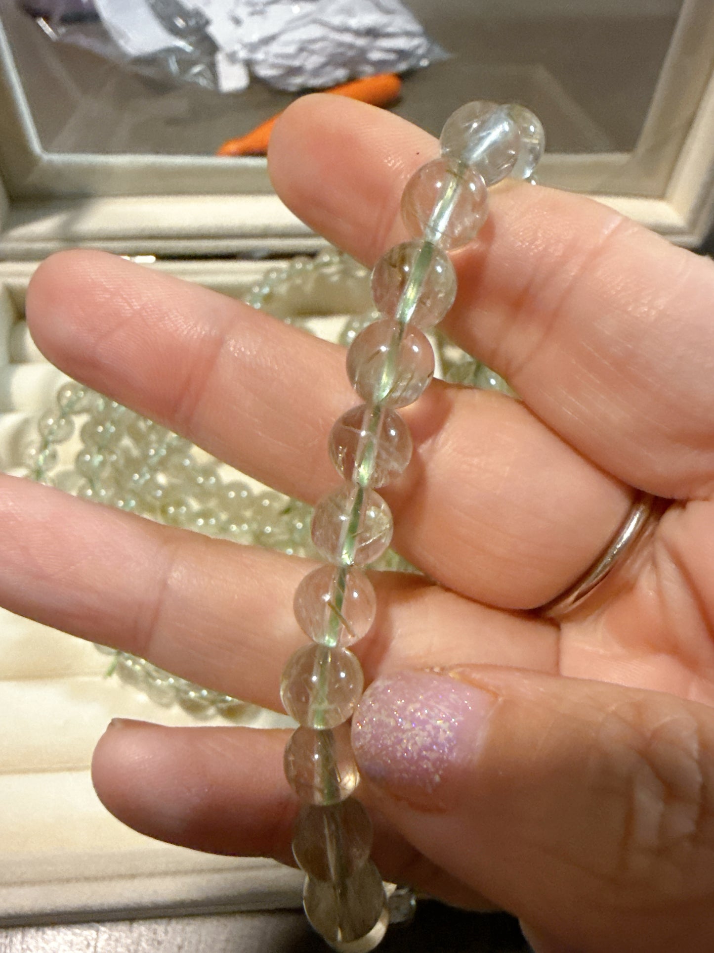 甜甜 綠幽靈髮晶