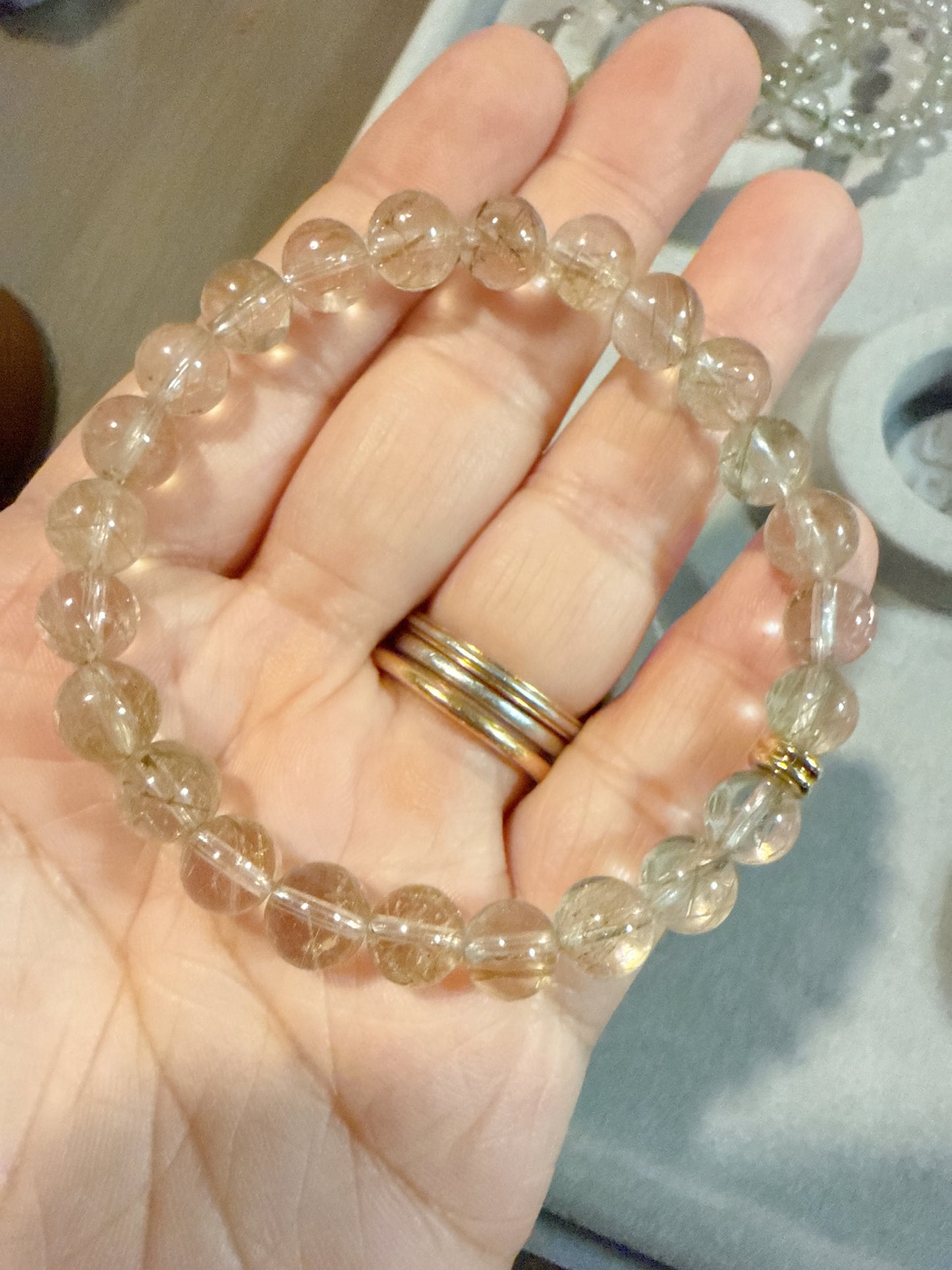 甜甜 綠幽靈髮晶
