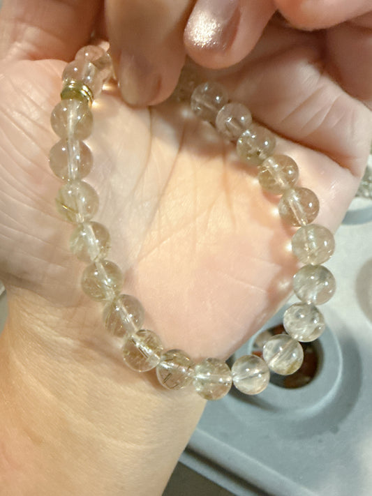 甜甜 綠幽靈髮晶